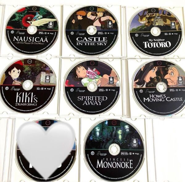 新品未使用 北米版 ジブリ DVD 7点セット