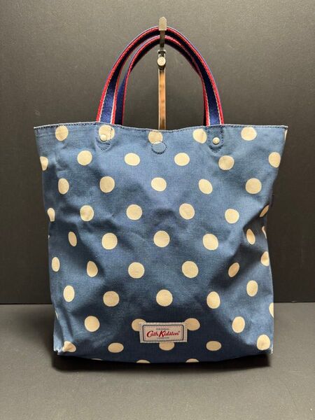 Cath Kidston ドット柄 トートバッグ ブルー