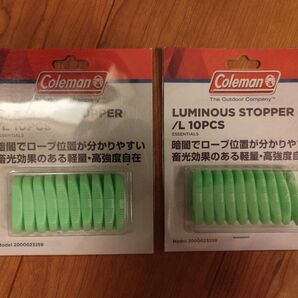 Coleman LUMINOUS STOPPER (蓄光自在金具)