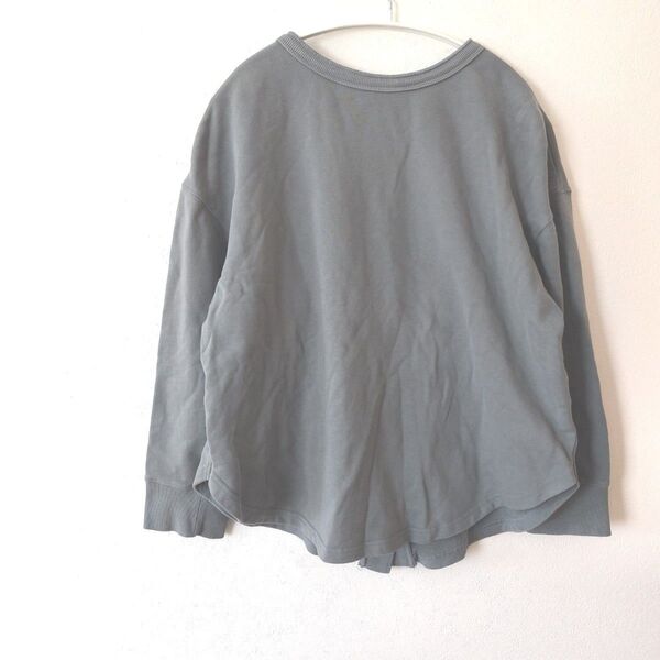 長袖 トレーナー スウェット レディース グリーン系 LLサイズ Tシャツ