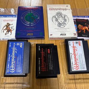 希少レトロゲーム!ウィザードリィ 1・2・3 ファミコン版 3本セット 1以外取説、箱あり。除菌清掃、作動確認済み