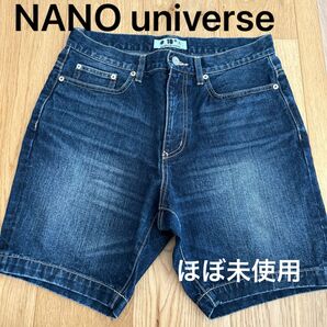 ほぼ未使用 NANO universe(ナノ・ユニバース) デニム短パン