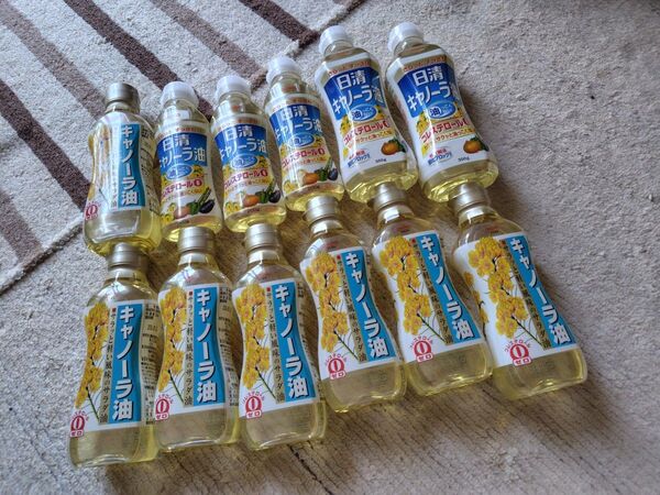 日清キャノーラ油コレステロール0 12本セット