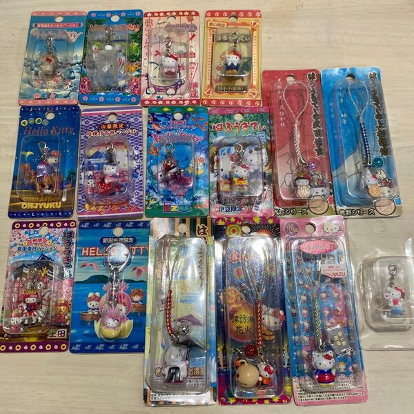 レア★ご当地キティ まとめ売り 16個 サンリオ 限定 ストラップ キーホルダー チャーム