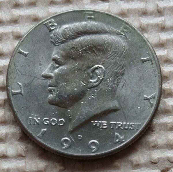 アメリカ ハーフダラー コイン 50セント コレクション 1994年 ケネディイーグル 古銭 米国 half dollar