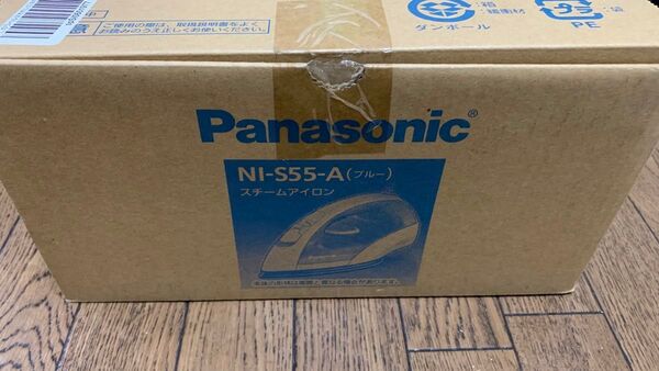 パナソニック コード付きスチームアイロン ブルー NI-S55-A