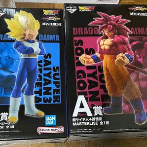 一番くじ ドラゴンボール A賞 B賞 孫悟空 ベジータ MASTERLISE