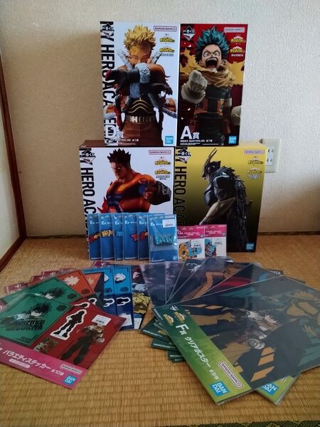 新品未開封! 僕のヒーローアカデミア 一番くじ ACD ラストワン賞 4体セット 下位賞22点付き