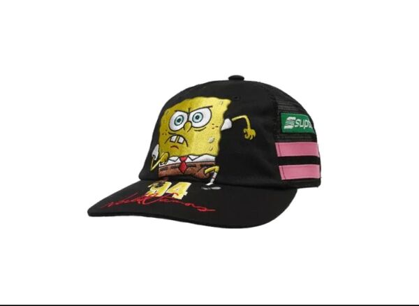 Supreme x SpongeBob Jeff Hamilton Mesh Back 6-Panel "Black"