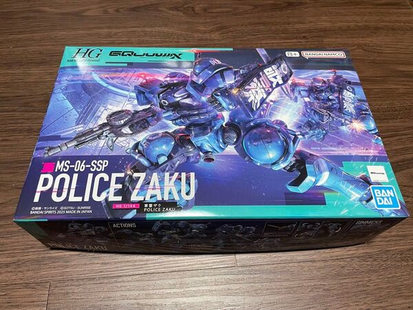 プラモデル 機動戦士ガンダム ガンプラ バンダイ GQuuuuuuX ジークアクス HG MS-06-SSP 軍警ザク 未組立