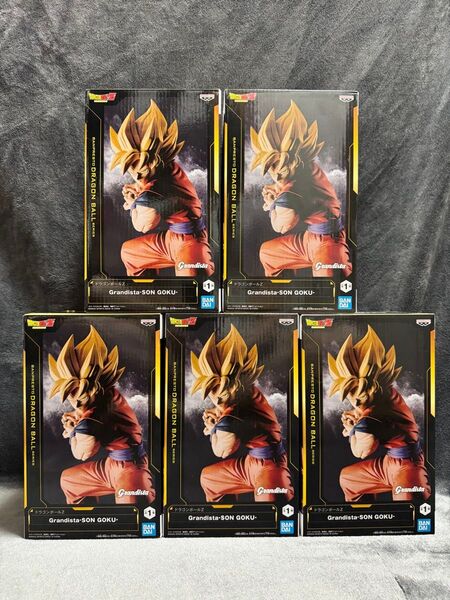 ドラゴンボール Z Grandista グランディスタ フィギュア 孫悟空 まとめ売り 5体 5個 5点 セット