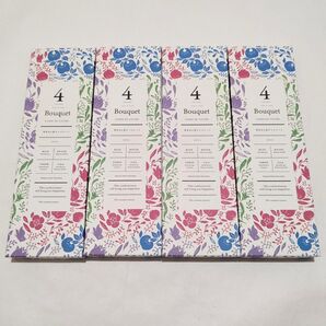 CARRE DE 4 COLORS Bouquet 幸せの4色チョコレート ブーケ 9枚×4箱