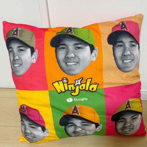 【非売品】大谷翔平 ピロー Ninjala クッション エンゼルス