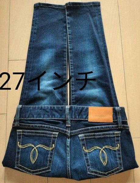 MOUSSY 27インチ Rebirth SKINNY