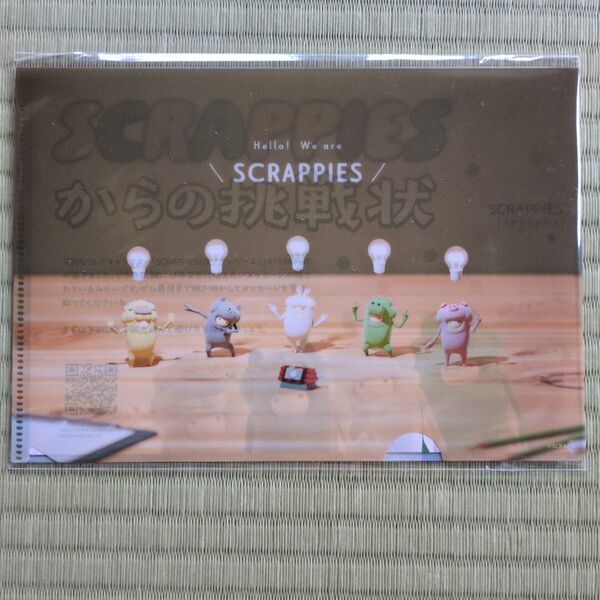 SCRAPPIES 謎付きクリアファイル SCRAP