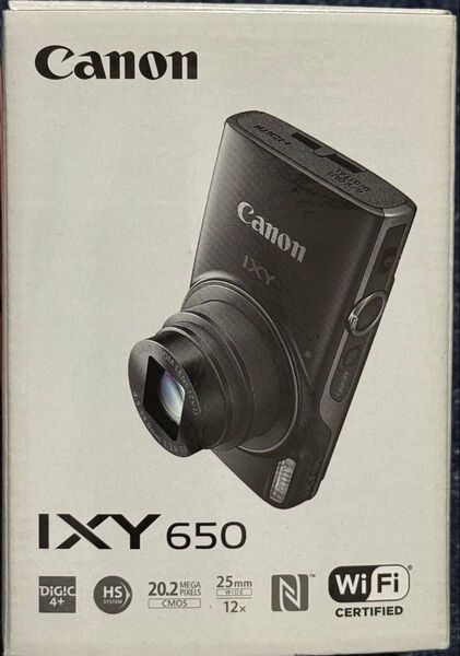 Canon IXY650 シルバー 展示品 コンパクトデジタルカメラ Wi-Fi