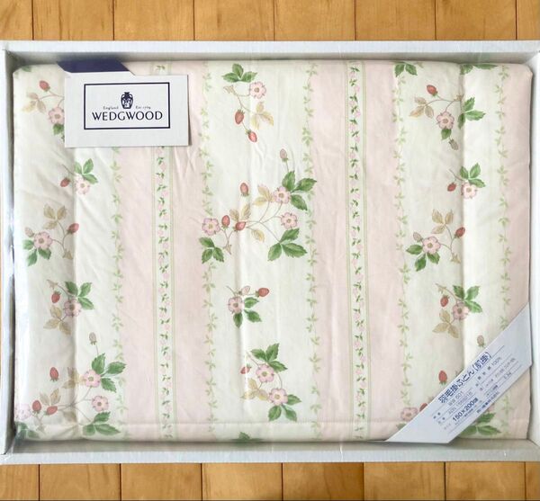 WEDGWOOD ワイルドストロベリー 羽毛布団 ダウンケット 肌掛け シングル 肌掛け布団