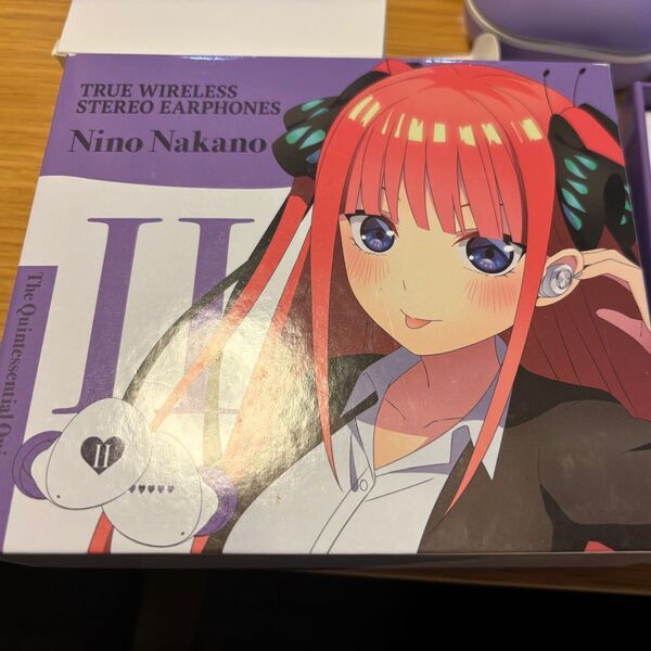 五等分の花嫁 ワイヤレスイヤホン TRUEWIRELESS STEREO EARPHONE 中野ニ乃 中古品