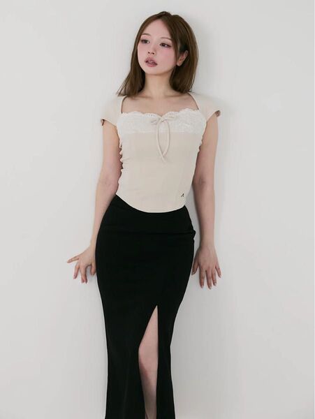 Pamela set up beige andmary アンドマリー セットアップ