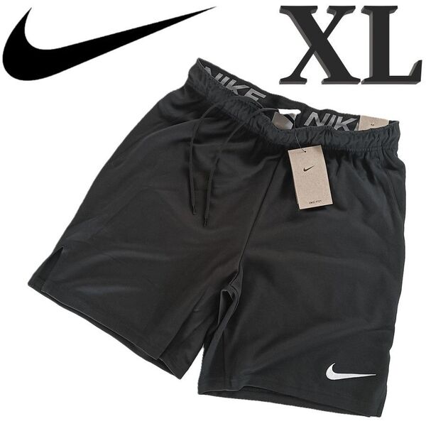 新品 黒 XL ナイキ ハーフパンツ ショートパンツ メンズ Dri-FIT
