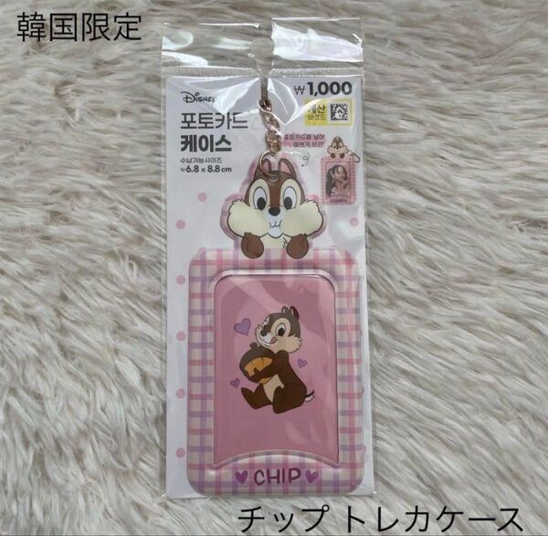 韓国ダイソー 限定 ディズニー チップ トレカケース
