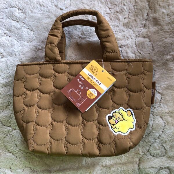 新品 タグ付 プーさん Pooh ランチバック お弁当袋 保冷 保温