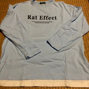 Rat Effect ロンT 水色150