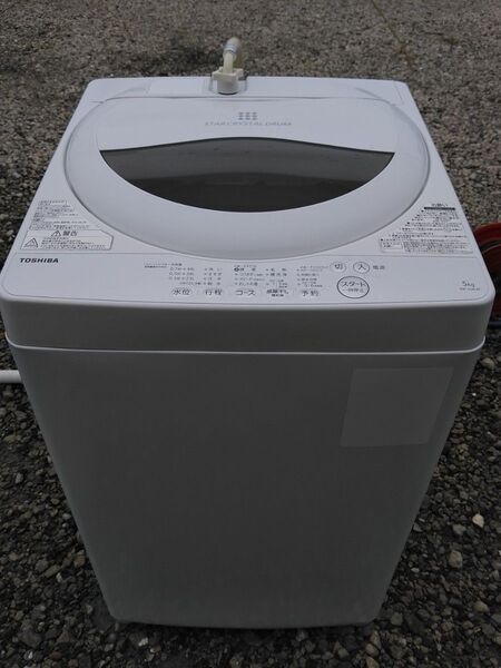 TOSHIBA 洗濯機 5kg ホワイト