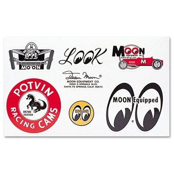 再入荷!!【MOONEYES】ムーンアイズ 7デザイン ステッカー シート アイボール /デカール