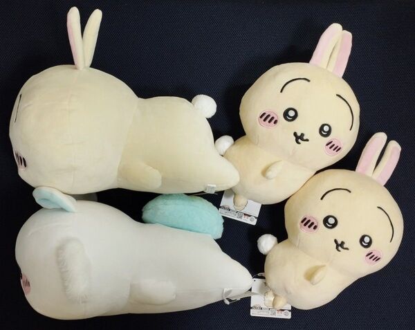 ちいかわぬいぐるみ だららんうさぎ モモンガ おしりふりふり うさぎ 4個セット