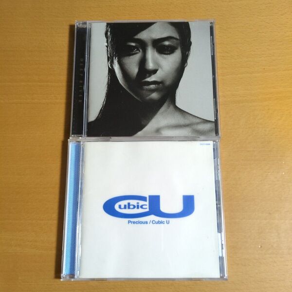宇多田ヒカル / DEEP RIVER &CUBIC U アルバム 2枚セット CD