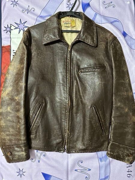50s ビンテージ HERCULES Sports Jacket レザージャケット USA製