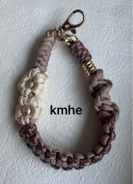 #114 パラコード ハンドストラップ ハンドメイド キーホルダー オーダー