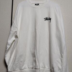 週末セール♪STUSSYトレーナー 未使用 ホワイト