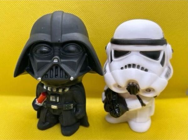 ★★★スターウォーズ★★★ダースベイダー&ストームトルーパー ソフビ 2体セット【Star Wars】ハズブロ