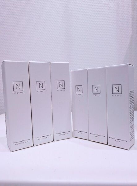 新品。N organic エヌ オーガニック モイスチュア&バランシング クレンジングミルク モイスチュア&バランシング フォーム