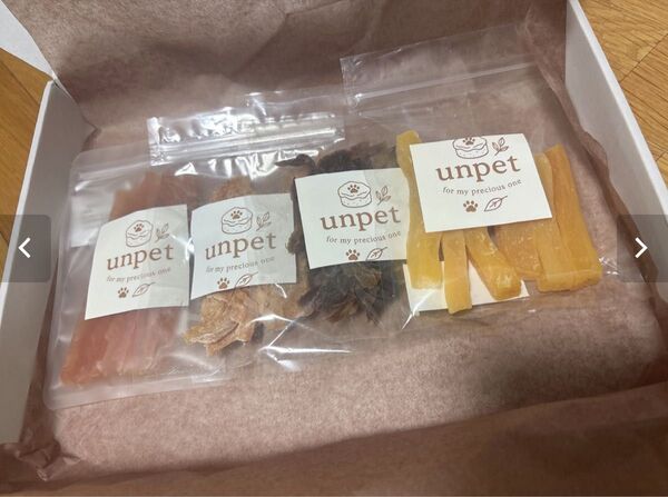 無添加おやつギフトBOX 犬用4種セット 国産素材 unpet早い方優先 元トリマーによる手作りおやつ