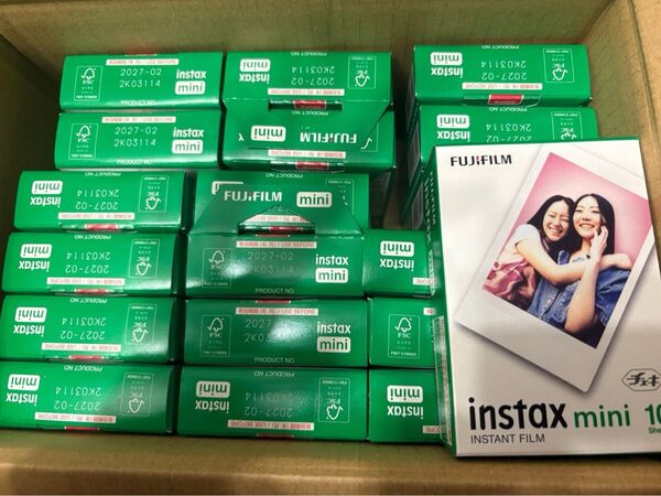 FUJIFILM instax mini チェキフィルム 200枚セット 送料込