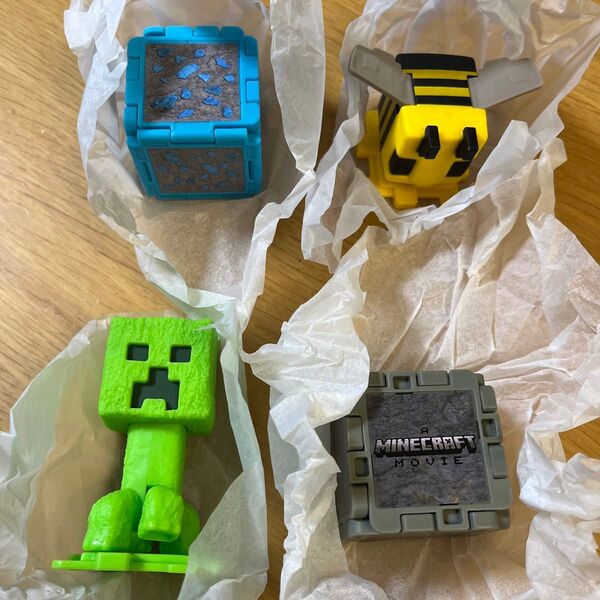 ハッピーセット マイクラ マインクラフト 第一弾、第二弾 4点セット