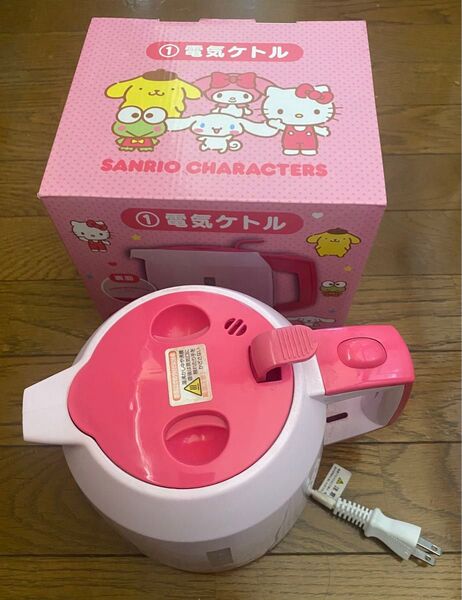 USED品 電気ケトル 0.8L サンリオピンク