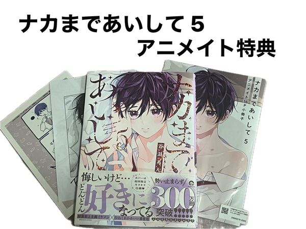 ★ナカまであいして 5★ 初回限定キラキラ仕様/アニメイト16P小冊子/ペーパー2枚
