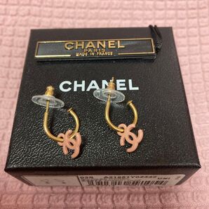 CHANEL ココマーク ピアス ピンク