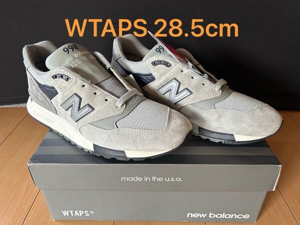 【28.5cm】WTAPS × New Balance 998 "Gray" ダブルタップス × ニューバランス 998