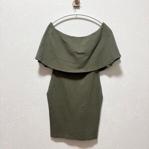 344 良品 M レディース 春夏 オフショルダー ワンピース