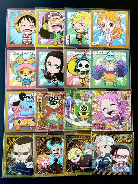 【ワンピース】にふぉるめーしょん ワンピース大海賊シールウエハースLOG.8 16枚セット