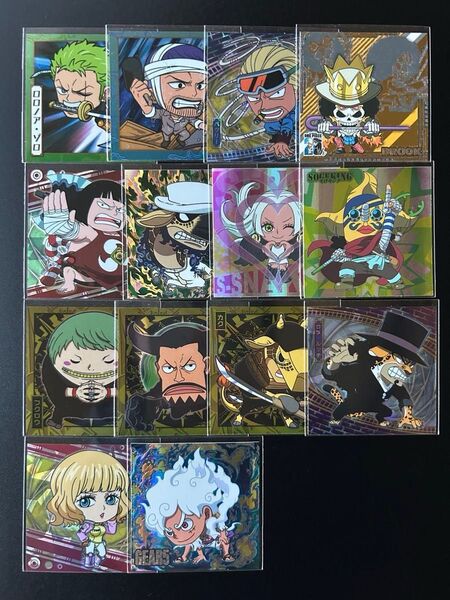 【ワンピース】にふぉるめーしょん ワンピース大海賊シールウエハースLOG.9 14枚セット