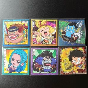 【ワンピース】にふぉるめーしょん ワンピース大海賊シールウエハースLOG.10 6枚セット