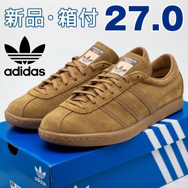 adidas アディダス タバコ メンズ スニーカー ブラウン 茶 27cm クラシック レザー 本革 カジュアル 男性 靴