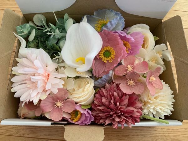 フラワーカーテン 造花 ハンドメイド 材料 誕生日 バースデー アレンジメント