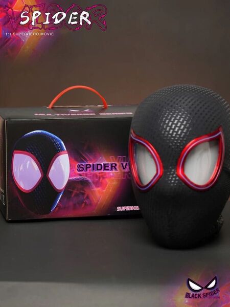 スパイダーマンマスク【アクロスザスパイダーバース版】マイルズモラレス マスク
